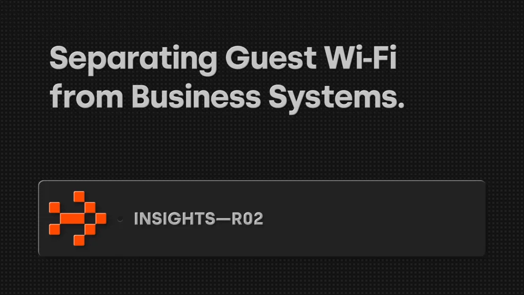 Separating Guest Wi‑Fi from Business Systems - SERVICEDIREKT.SE